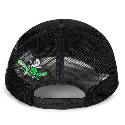 FLY AWAY TRUCKER HAT (BLACK)