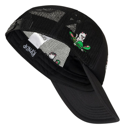 FLY AWAY TRUCKER HAT (BLACK)