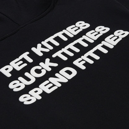 PET KITTIES HOODIE (BLACK)