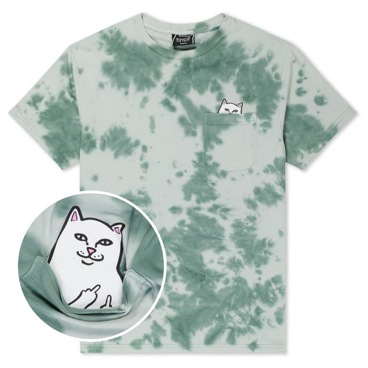 LORD NERMAL POCKET TEE (OLIVE GREEN TIE DYE)