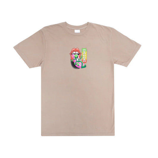Happy Lickin Tee (Almond)