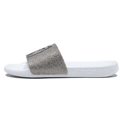 SLIDES LORD NERMAL RHINESTONE (WHITE)
