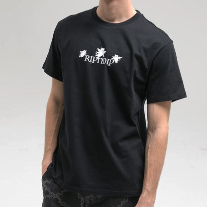 RISE  N     GRIND  TEE    (BLACK)