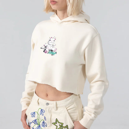 TRAVIS CROPPED HOODIE (NATURAL)