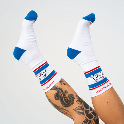 Peeking Nermal Socks (White )