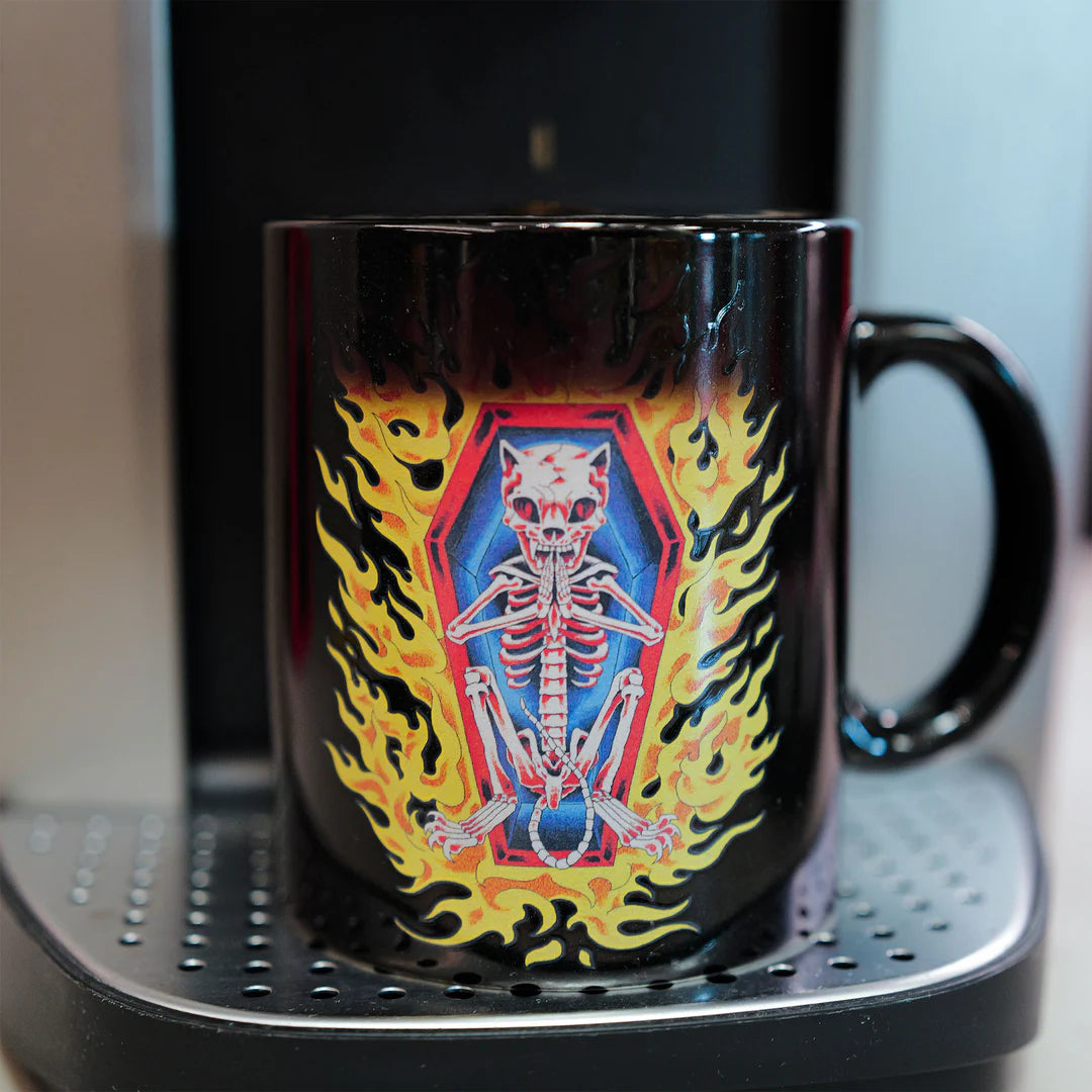 Burn In Heck Coffee Mug (Black)