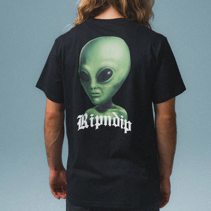 WE COME IN PEACE TEE (BLACK)