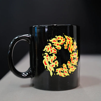 Burn In Heck Coffee Mug (Black)