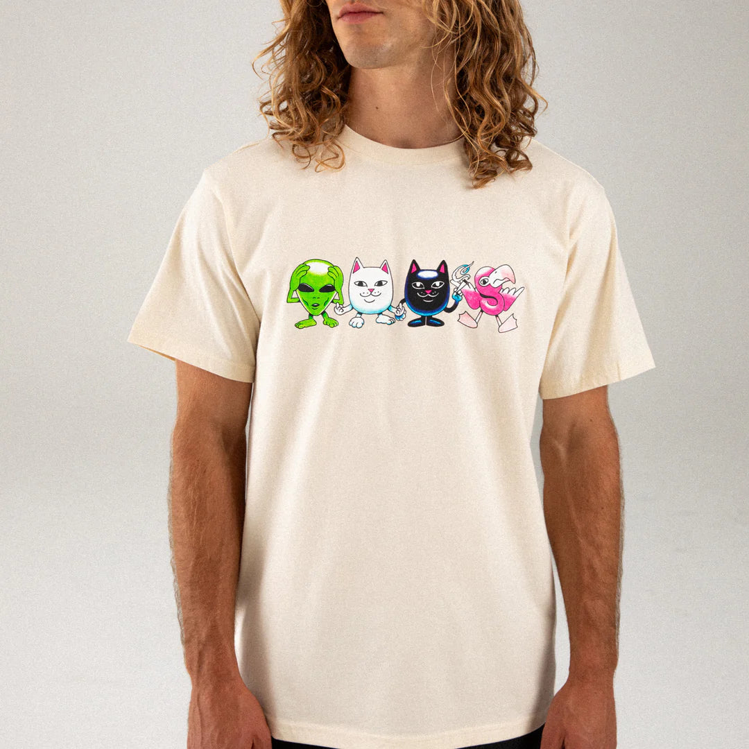 BESTIE GANG TEE (NATURAL)