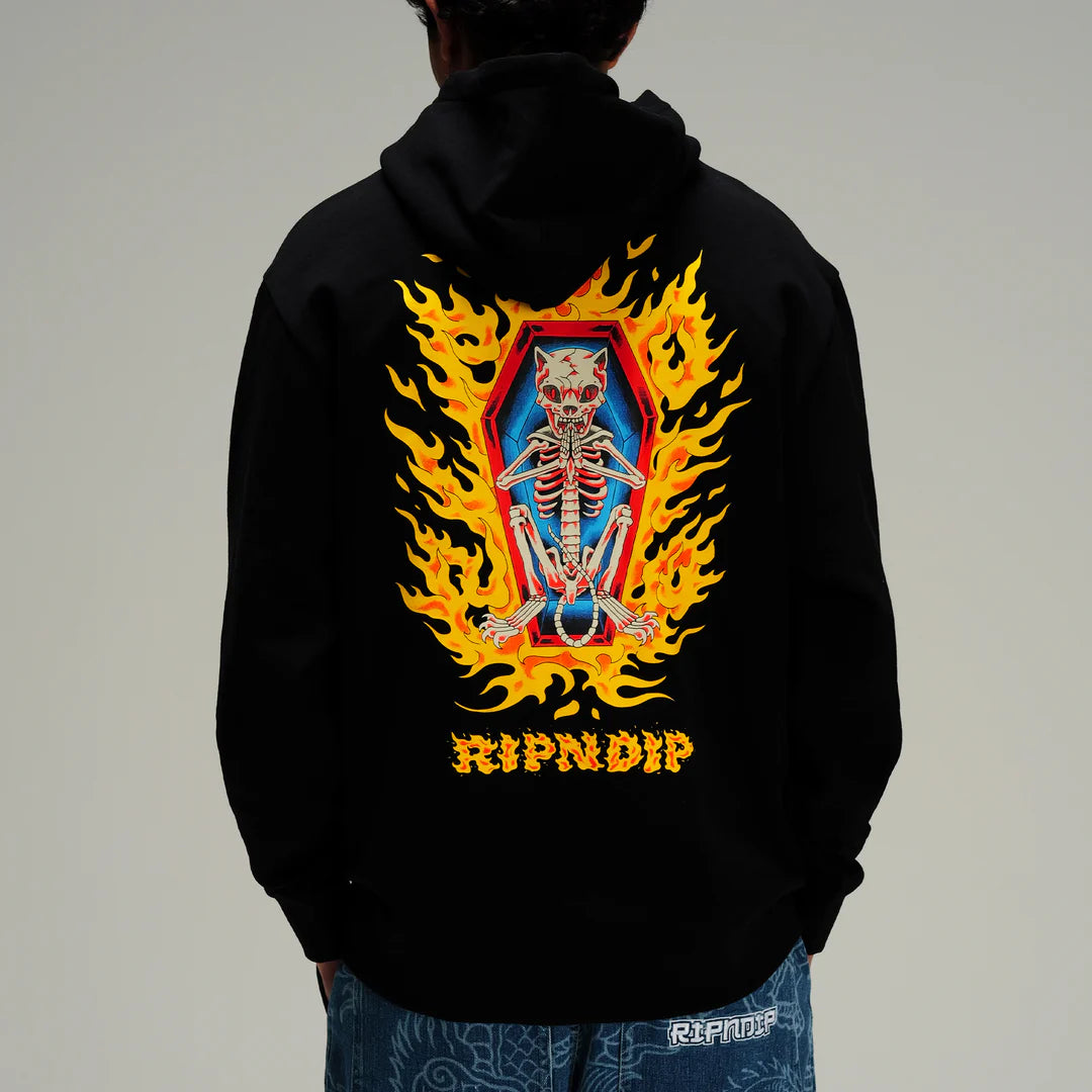 BURN IN HECK HOODIE (BLACK)