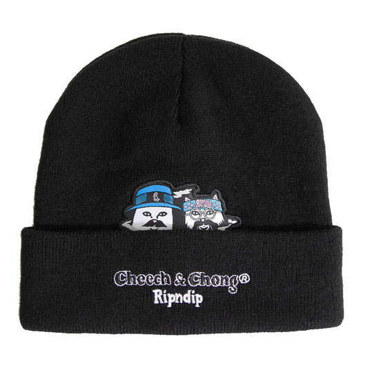 CHEECH AND NERM BEANIE (BLACK)