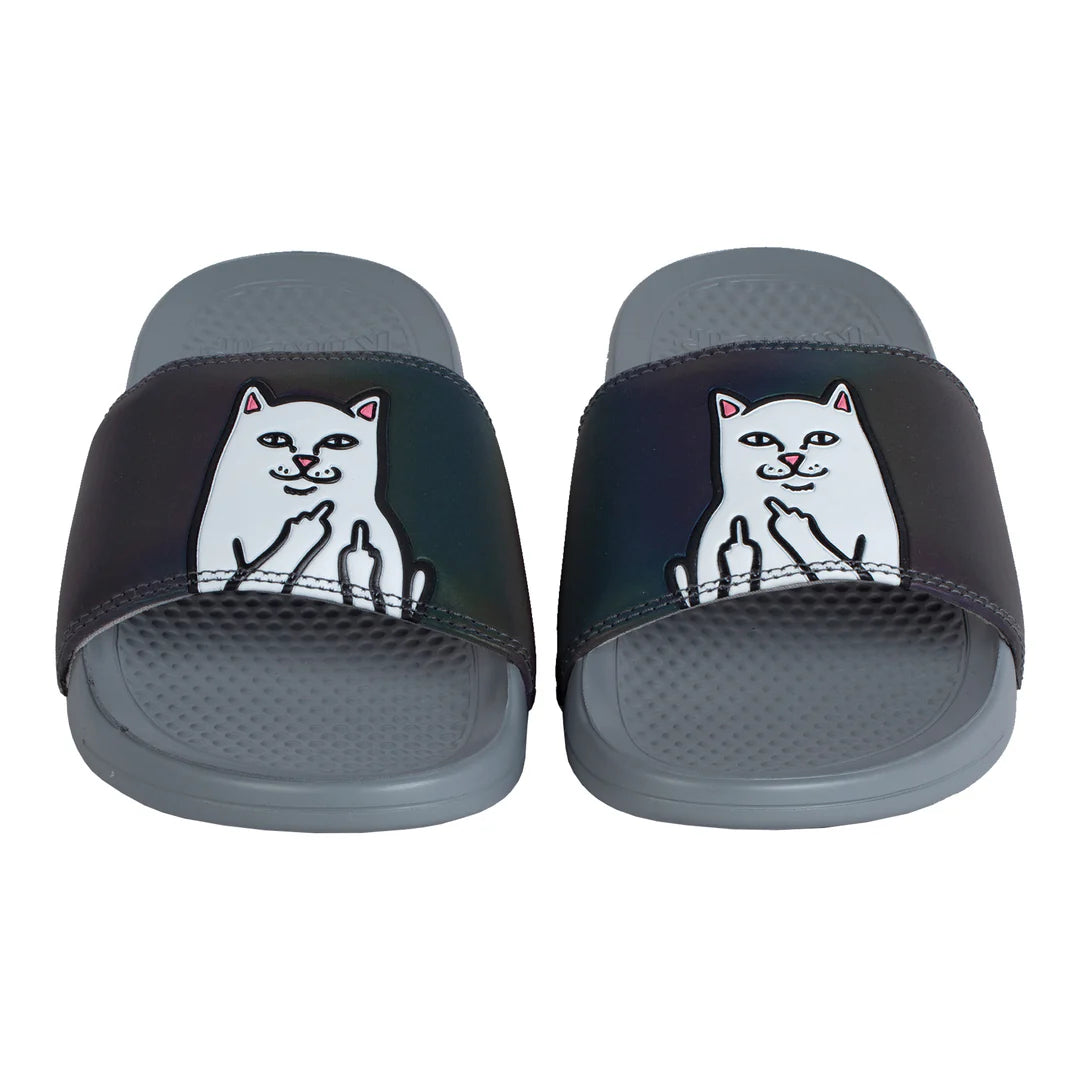 LORD NERMAL SLIDES (BLACK IRIDESCENT)