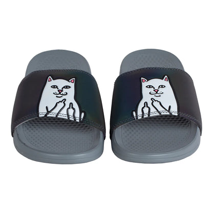 LORD NERMAL SLIDES (BLACK IRIDESCENT)