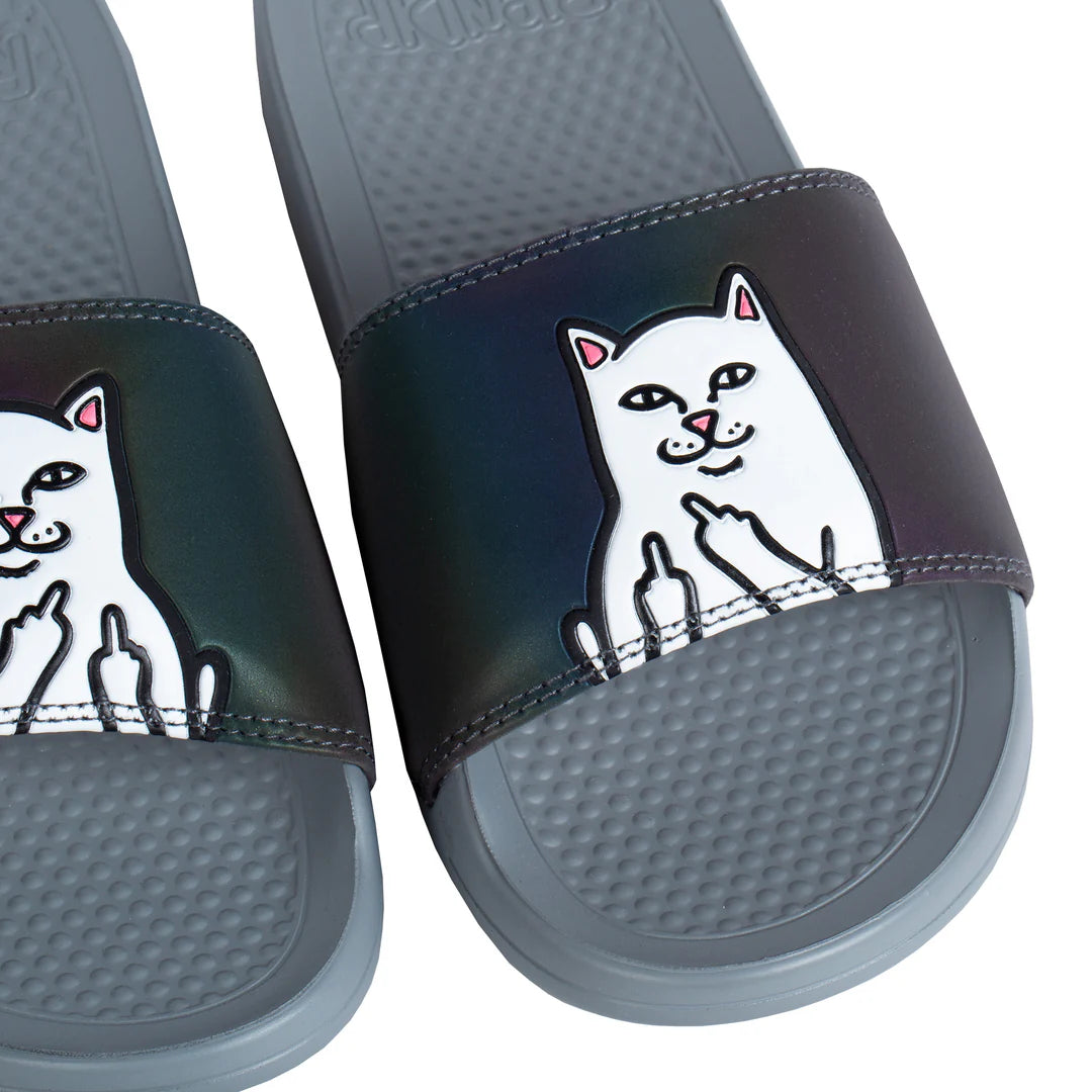 LORD NERMAL SLIDES (BLACK IRIDESCENT)