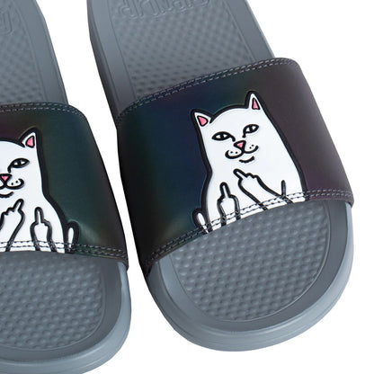 LORD NERMAL SLIDES (BLACK IRIDESCENT)