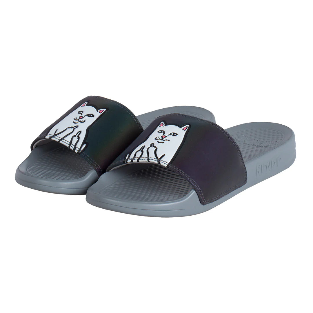LORD NERMAL SLIDES (BLACK IRIDESCENT)
