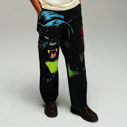 FEIN DOUBLE KNEE PANTS (BLACK)