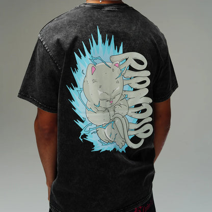 STRONG NERM BABY TEE (BLACK WASH)