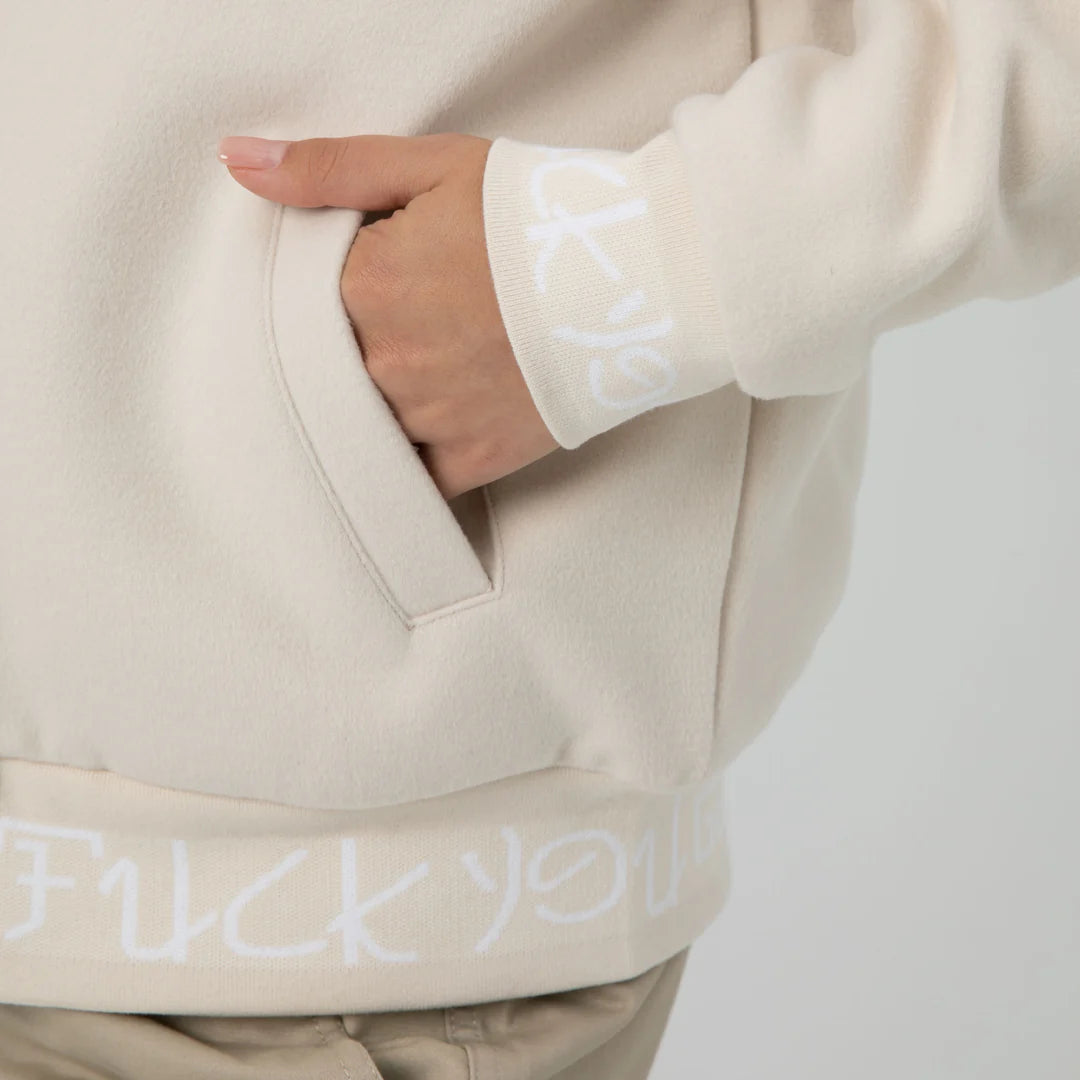 Lucky Nerm Varsity Jacket (Cream)