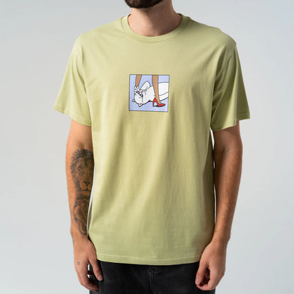 Good View Tee (Light Moss)