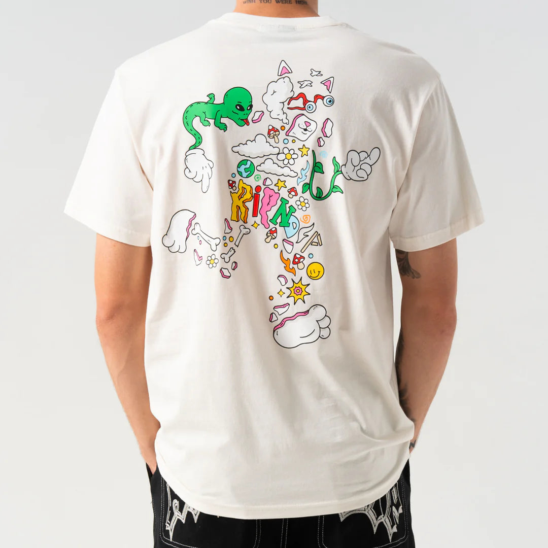 Broken Down Tee (Bone)