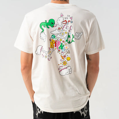 Broken Down Tee (Bone)