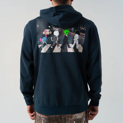 Crosswalk Hoodie (Navy Vintage Wash)