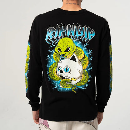 Skull and Bones Long Sleeve (Black)
