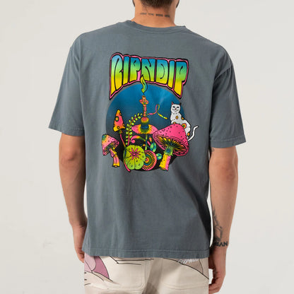 Psychedelic Tee (Light Charcoal)