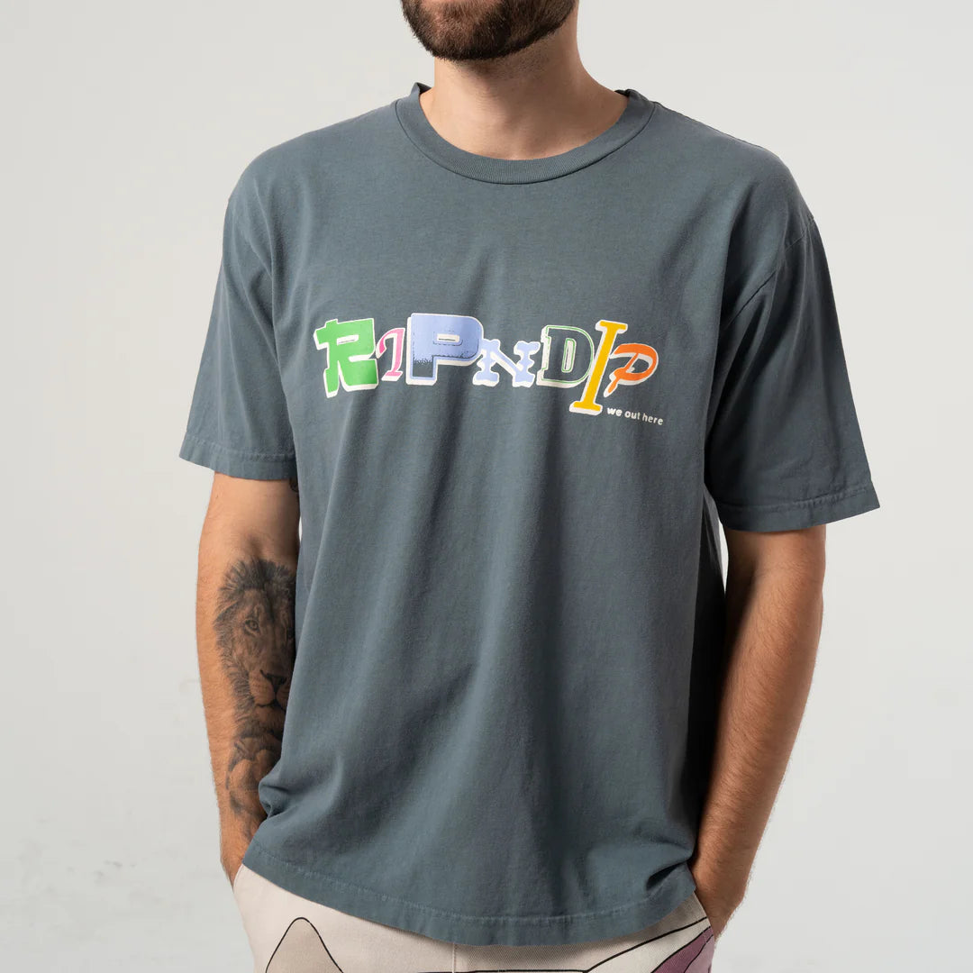 Manifesto Tee (Light Charcoal)