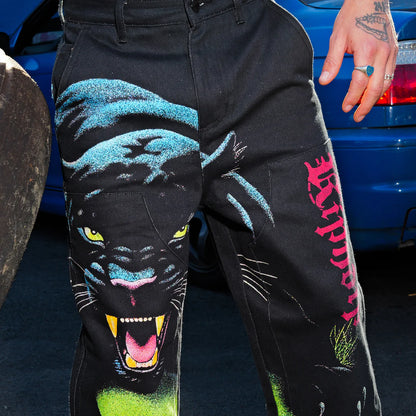 FEIN DOUBLE KNEE PANTS (BLACK)