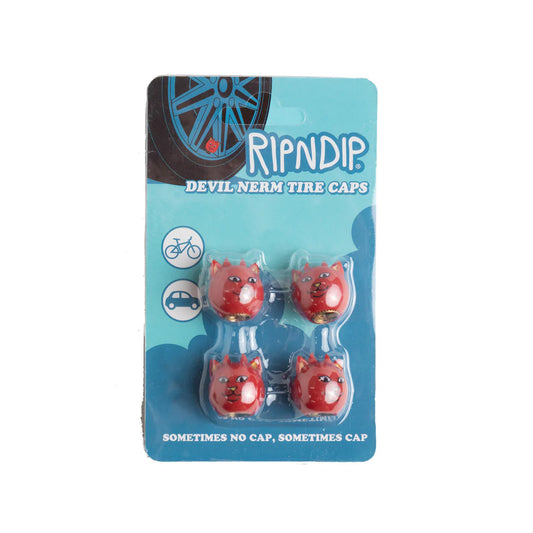 DEVIL NERM TIRE CAPS (RED)