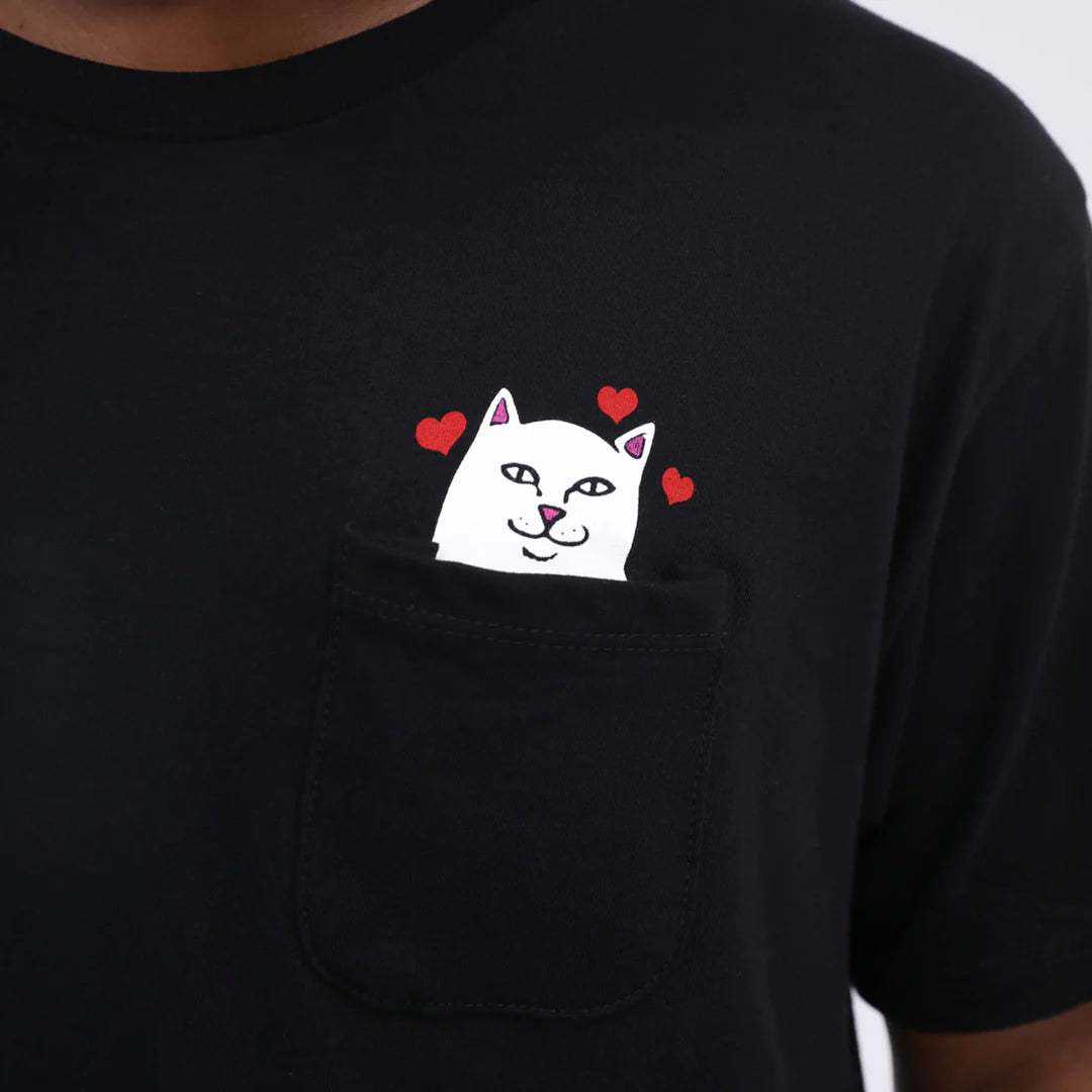 LORD NERMAL LOVES POCKET TEE (BLACK)