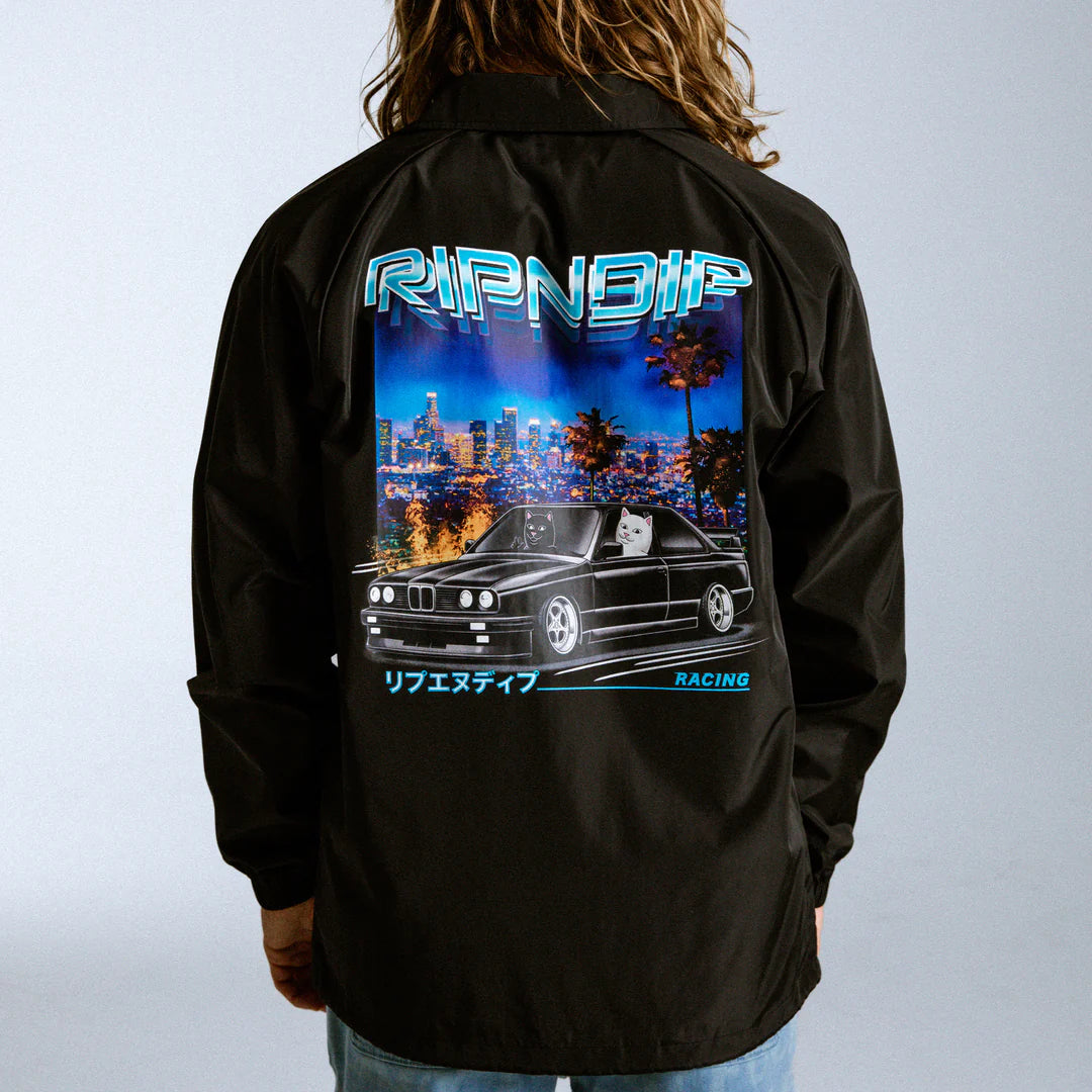 VROOM VROOM COACHES JACKET (BLACK)